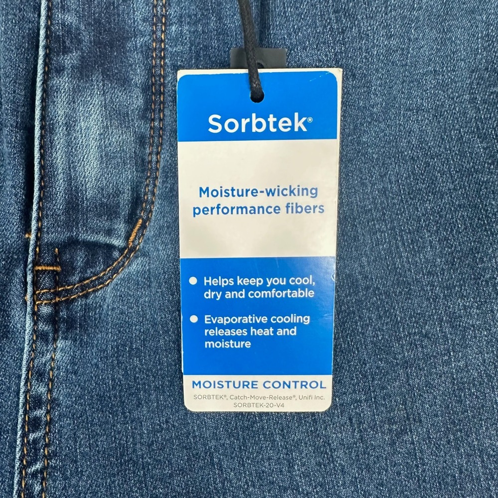Judy Blue Sz 13/31 High Waist Flare Jeans Medium Wash Sorbtek Moisture Wicking - Picture 14 of 14